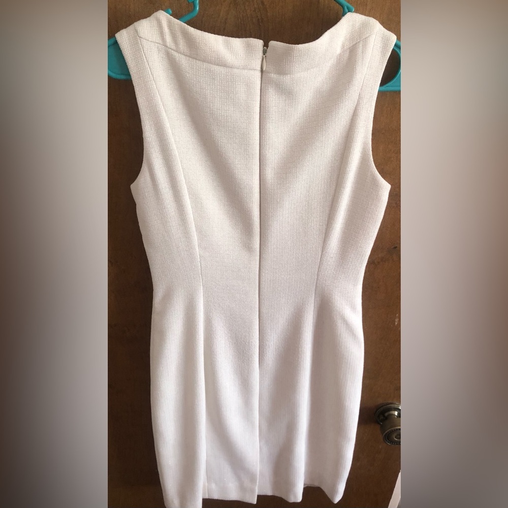 Cream Dress w/ Pearl Accents -Like New